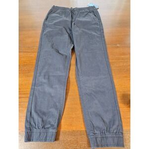 Nautica Boys School Uniform Jogger Pants Navy Stretch Reinforced Knee L 14/16